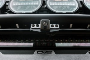 Ford Bronco Camera Relocation Bracket - Front - DV8 Offroad - Micro-Texture Black Powder Coated - `21-`26
